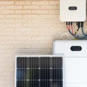 solar panel with battery